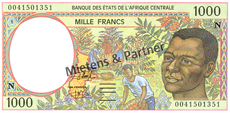 Äquatorialguinea (Republik) 1.000 Francs (03402)