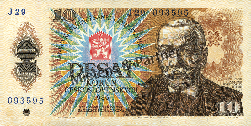 Tschechoslowakei (Föderative Republik) 10 Korun (28564)