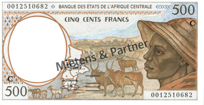 Kongo (Republik) 500 Francs (03378)