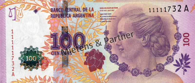Argentinien (Republik) 100 Pesos (29743)