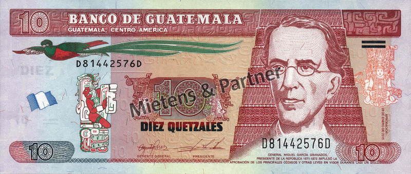 Guatemala (Republik) 10 Quetzales (50301)