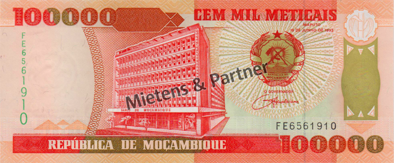 Mosambik (Republik) 100.000 Meticais (03720)