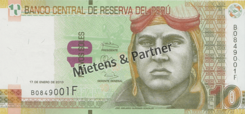 Peru (Republik) 10 Nuevos Soles (40007)