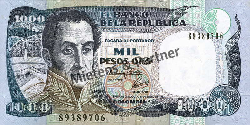 Kolumbien (Republik) 1.000 Pesos Oro (04561)
