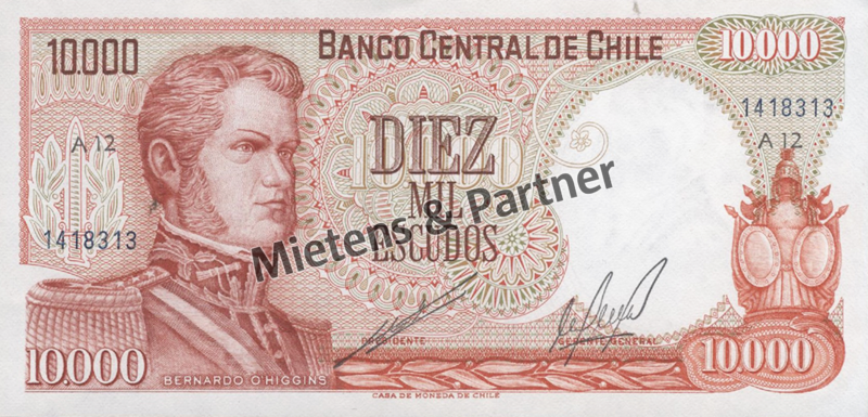Chile (Republik) 10.000 Escudos (50450)