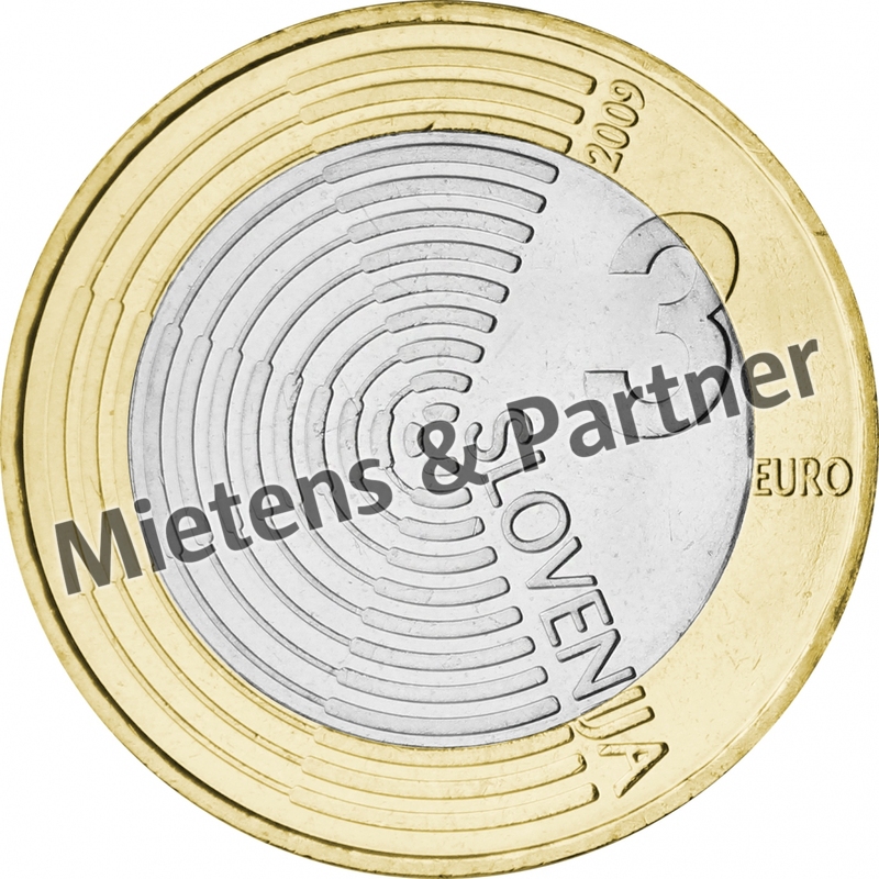 Slowenien (Parlamentarische Republik) 3 Euro (09762)