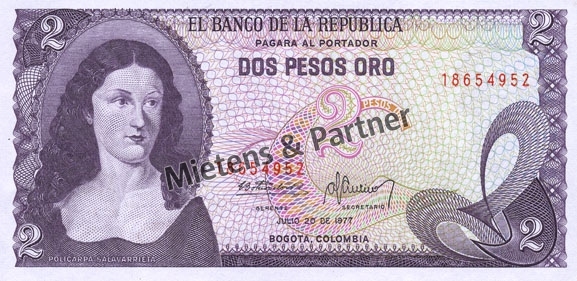 Kolumbien (Republik) 2 Pesos Oro (04549)