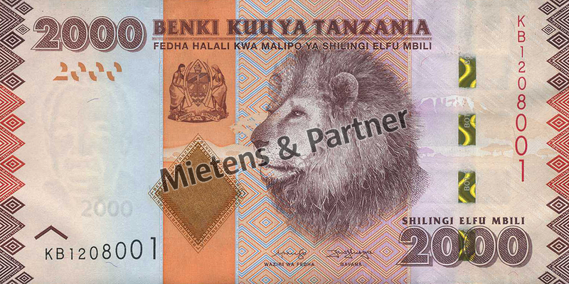 Tansania (Vereinigte Republik) 2.000 Shillings (66106)