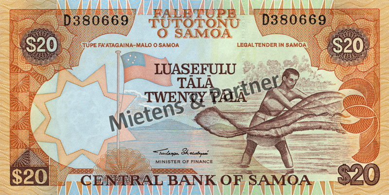 Samoa (Unabhängiger Staat) 20 Tala (29500)