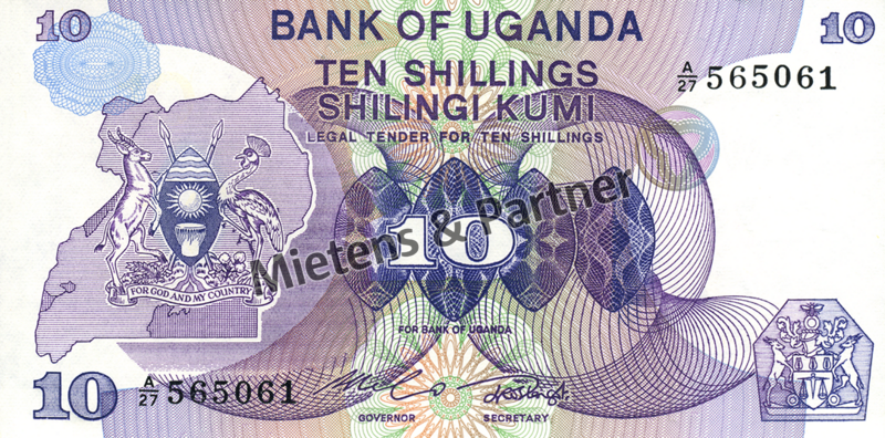 Uganda (Republik) 10 Shillings (03669)