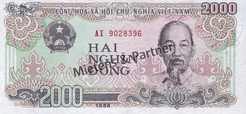 Vietnam (Sozialistische Republik) 2.000 Dong (05279)