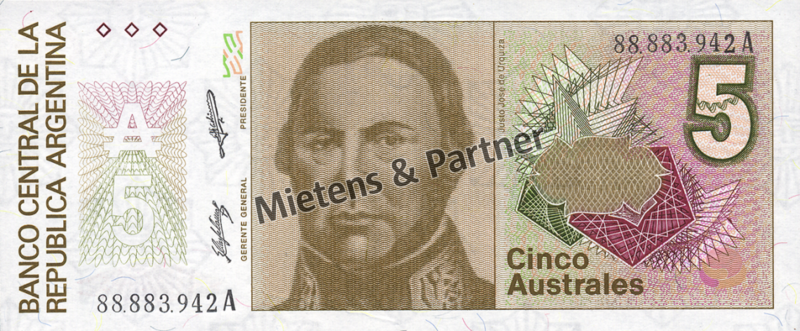 Argentinien (Republik) 5 Australes (04830)
