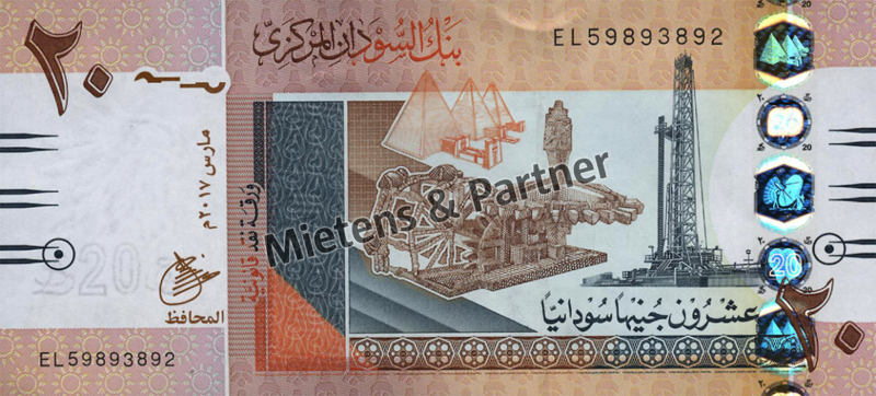 Sudan (Bundesrepublik) 20 Pounds (54687)