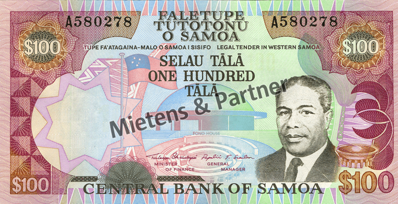 Samoa (Unabhängiger Staat) 100 Tala (29505)