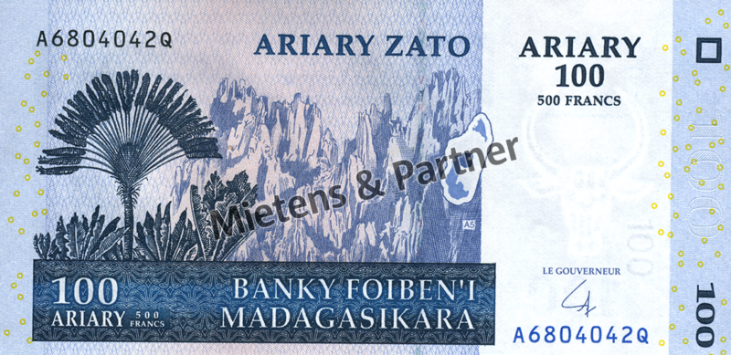 Madagaskar (Republik) 100 Ariary (03752)