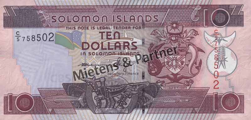 Salomonen (Konstitutionelle Monarchie) 10 Dollars (30471)