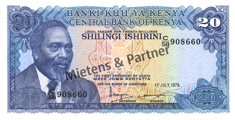 Kenia (Republik) 20 Shillings (03593)
