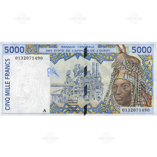 Westafrikanische Staaten (Währungsraum) 5.000 Francs (29872)