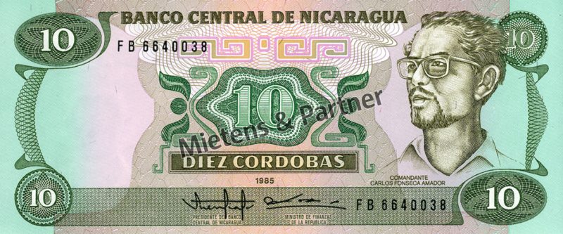 Nicaragua (Republik) 10 Cordobas (04245)
