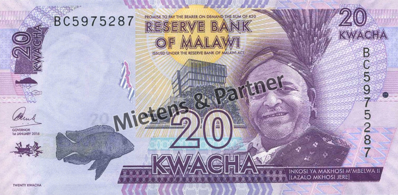 Malawi (Republik) 20 Kwacha (46151)