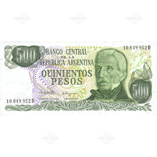 Argentinien (Republik) 500 Pesos (04823)