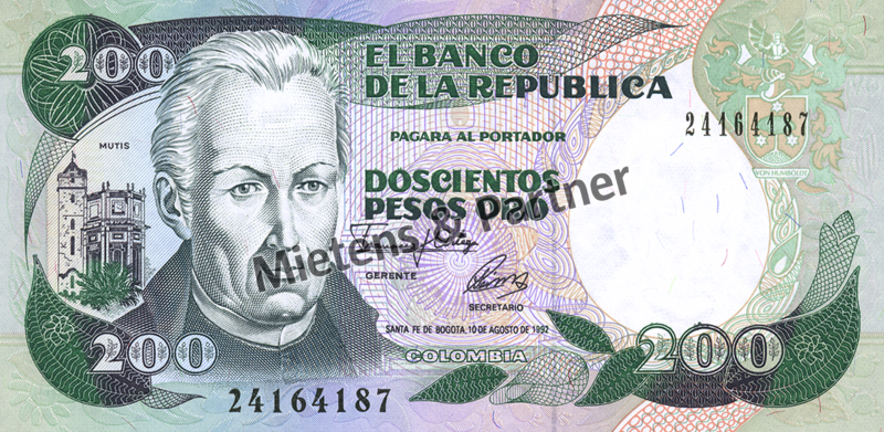 Kolumbien (Republik) 200 Pesos Oro (04546)