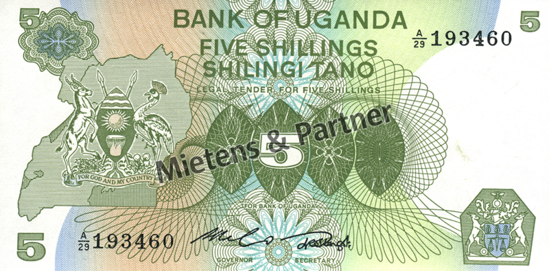 Uganda (Republik) 5 Shillings (03661)