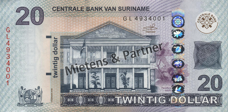 Suriname (Republik) 20 Dollar (62095)