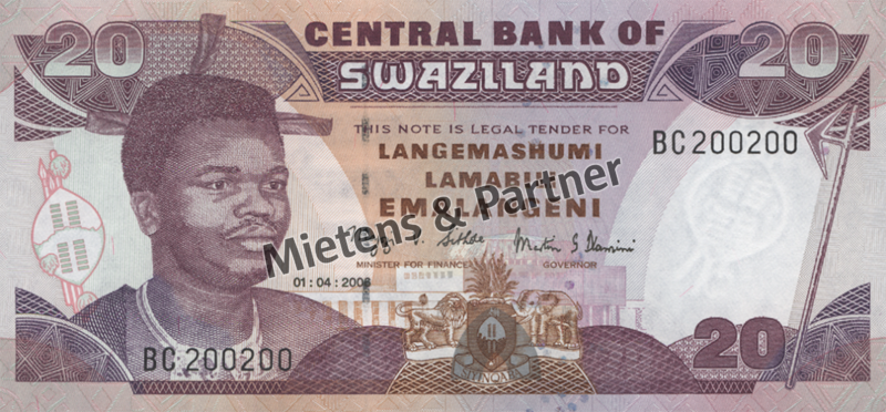 Swasiland (Königreich) 20 Emalangeni (30682)
