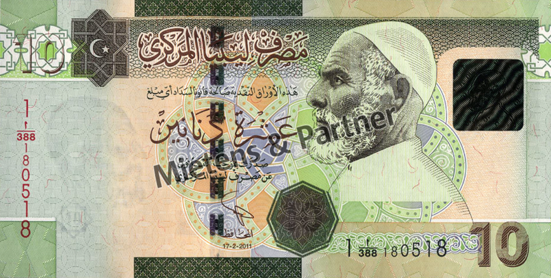 Libyen (Republik) 10 Dinars (50616)