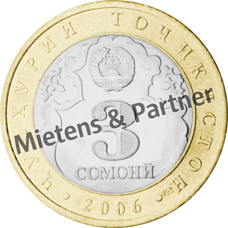Tadschikistan (Republik) 3 Somoni (09589)