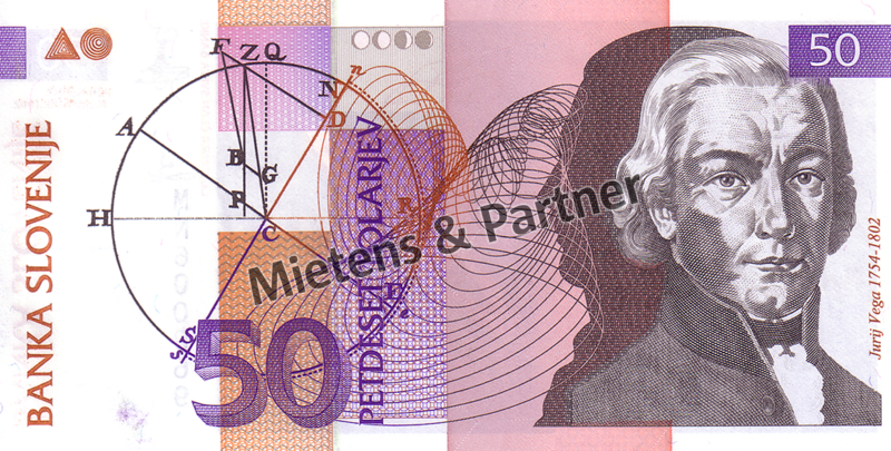 Slowenien (Parlamentarische Republik) 50 Tolarjev (03036)