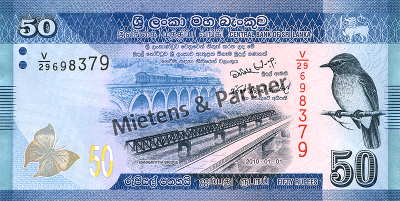 Sri Lanka (Demokratische Sozialistische Republik) 50 Rupees (30363)