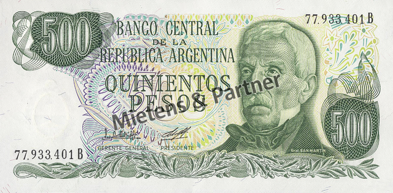 Argentinien (Republik) 500 Pesos (04846)