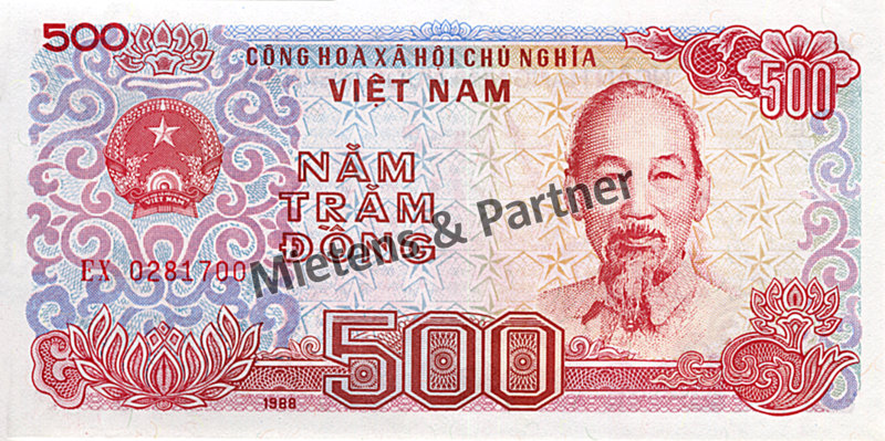 Vietnam (Sozialistische Republik) 500 Dong (05282)