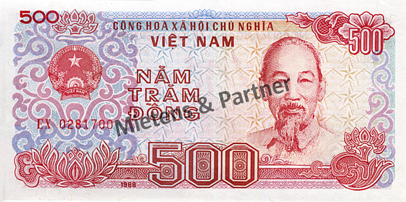 Vietnam (Sozialistische Republik) 500 Dong (05282)