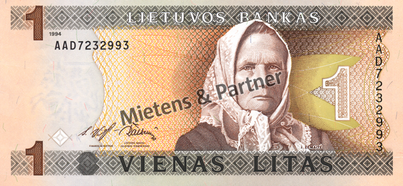 Litauen (Parlamentarische Republik) 1 Litas (02517)