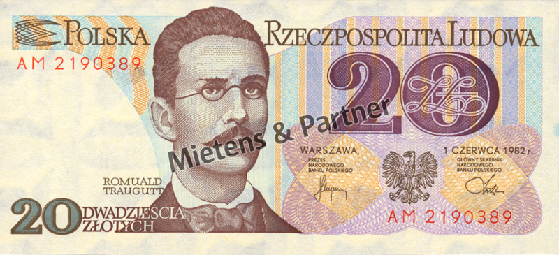 Polen (Volksrepublik) 20 Zlotych (02531)