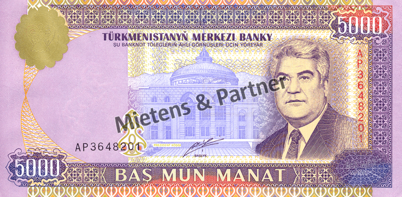 Turkmenistan (Republik) 5.000 Manat (02871)
