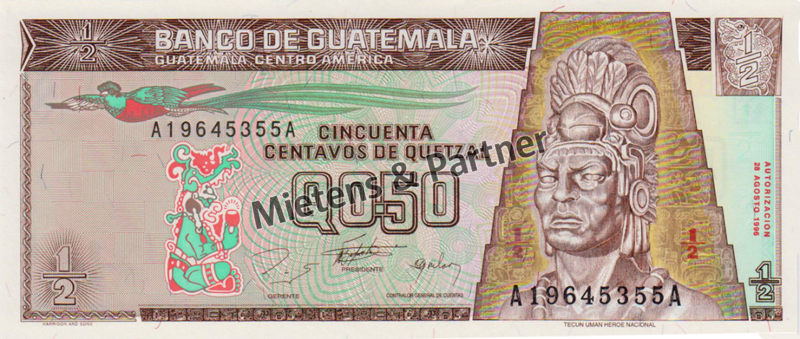Guatemala (Republik) 1/2 Quetzal (04104)