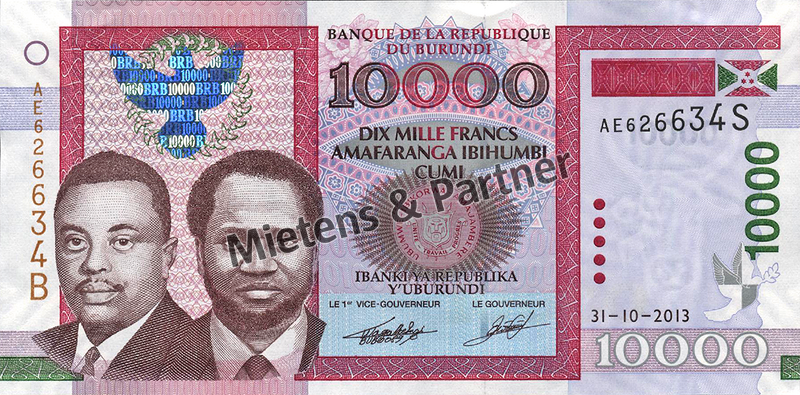 Burundi (Republik) 10.000 Francs (50192)