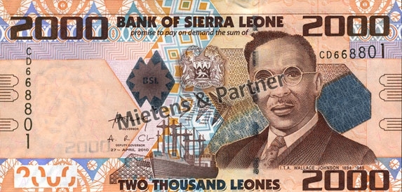 Sierra Leone (Republik) 2.000 Leones (03321)