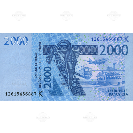 Westafrikanische Staaten (Währungsraum) 2.000 Francs (30772)