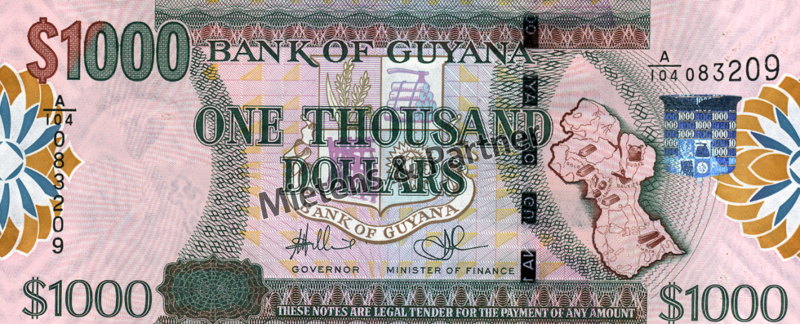 Guyana (Kooperative Republik) 1.000 Dollars (04616)