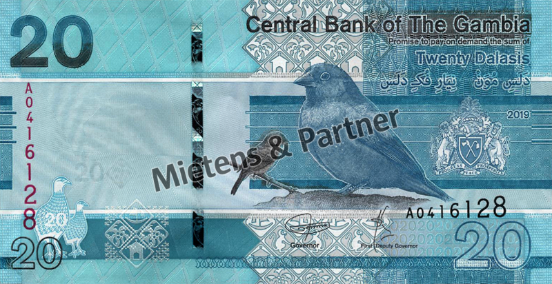Gambia (Republik) 20 Dalasis (57101)