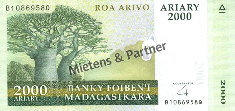 Madagaskar (Republik) 2.000 Ariary (44822)