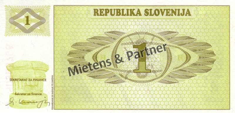 Slowenien (Parlamentarische Republik) 1 Tolar (03031)