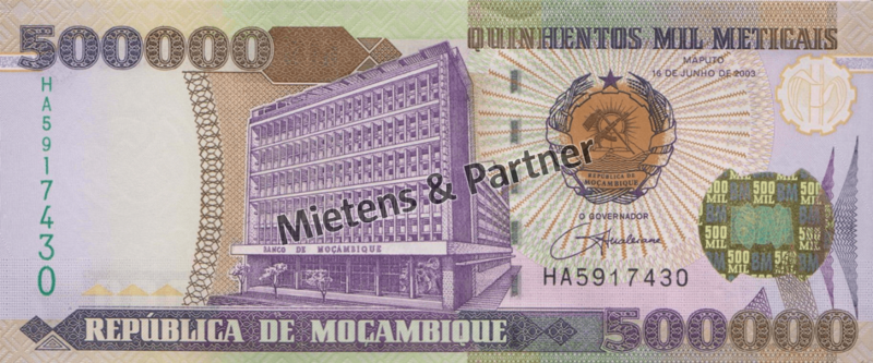 Mosambik (Republik) 500.000 Meticais (42823)