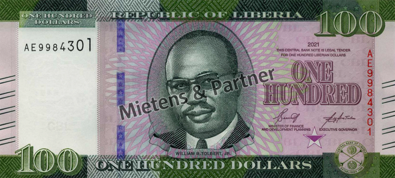 Liberia (Republik) 100 Dollars (64661)