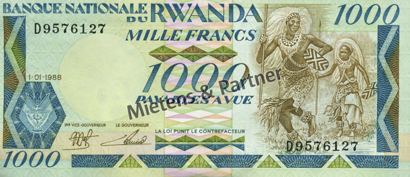 Ruanda (Republik) 1.000 Francs (03505)